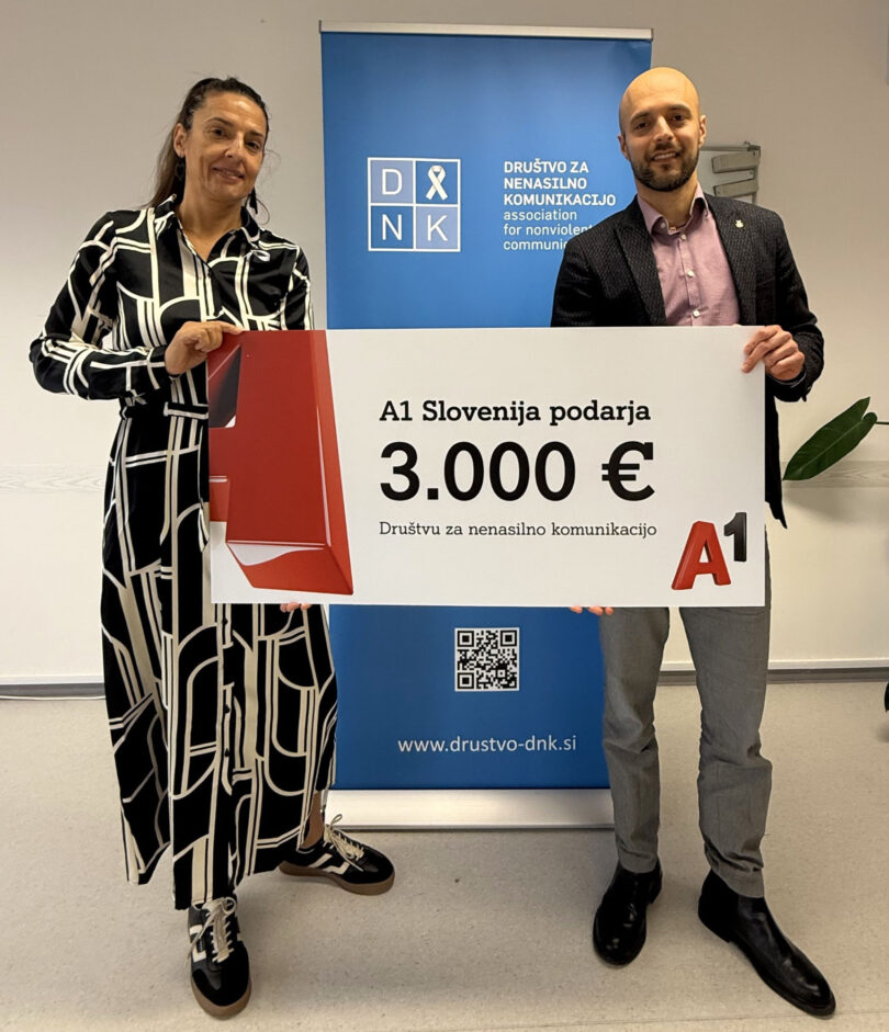 A1 Slovenija s podporo žrtvam nasilja za bolj varno in povezano družbo