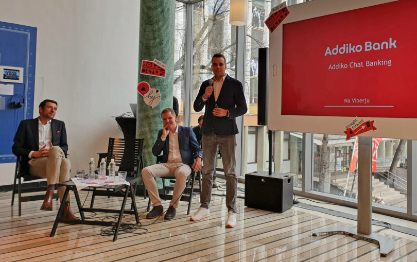 Bančne storitve v klepetalni aplikaciji Viber za komitente Addiko Bank