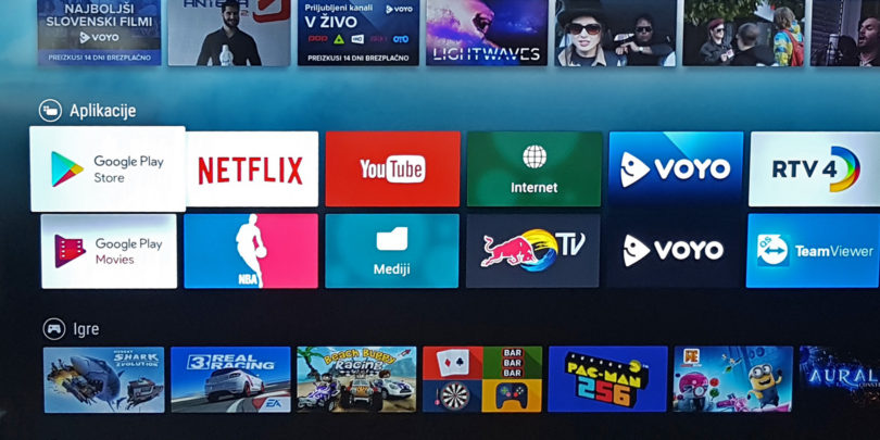 Android na televizorju mi nič kaj ne pomaga