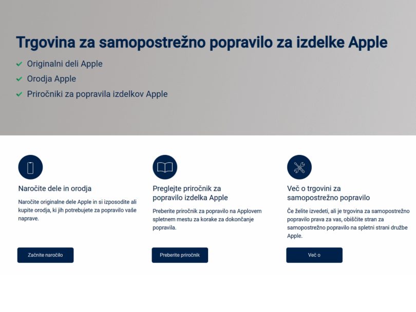 NEDELJSKI NASVET: Apple milostno dovoli, da sami popravite napravo!