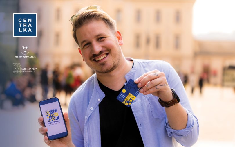 Telekom Slovenije je za Mestno občino Celje razvil aplikacijo in mestno kartico Centralka