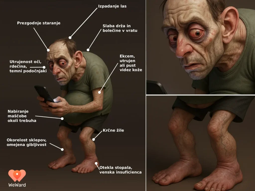 NEDELJSKI NASVET: Menda boš čez 25 let videti tak, če ne nehaš buljiti v zaslon!