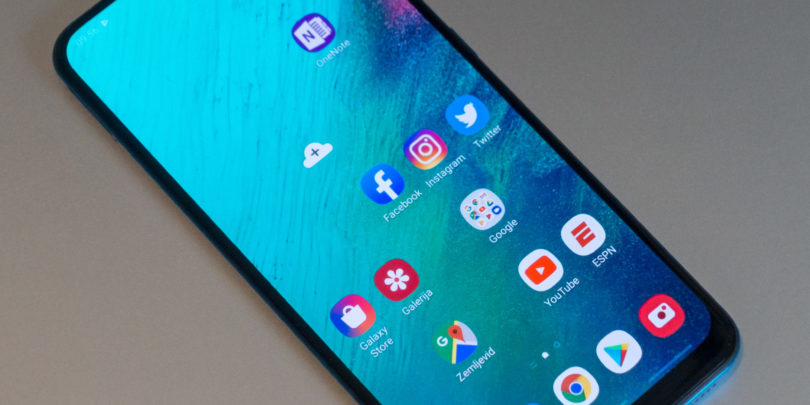 Samsung Galaxy A50: Izkoriščanje tehnoloških prednosti