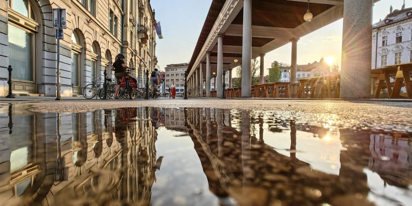 Ko čarobno Ljubljano obsijejo zadnji sončni žarki