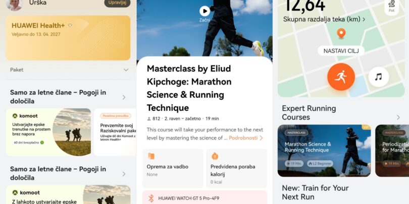 Huawei Health+: digitalni pomočnik za boljše počutje in pametnejšo vadbo