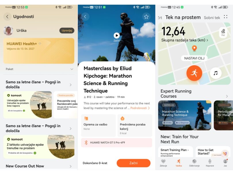 Huawei Health+: digitalni pomočnik za boljše počutje in pametnejšo vadbo