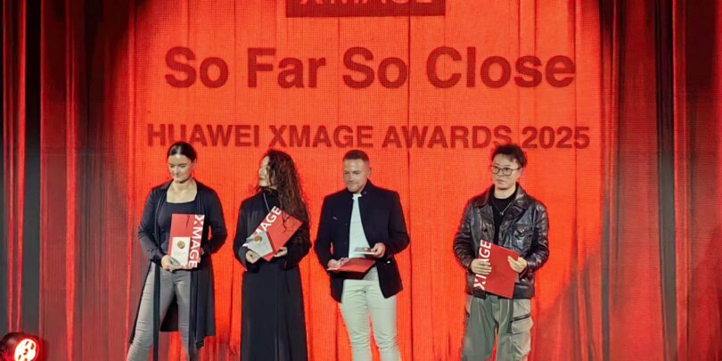 Andreja Ravnak med nagrajenci natečaja Huawei XMAGE!