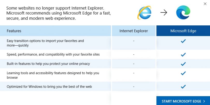 Microsoft pošilja Internet Explorer v pokoj
