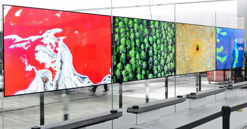 Televizor kot tapeta mogoče niso več oddaljene znanstvenofantastične sanje