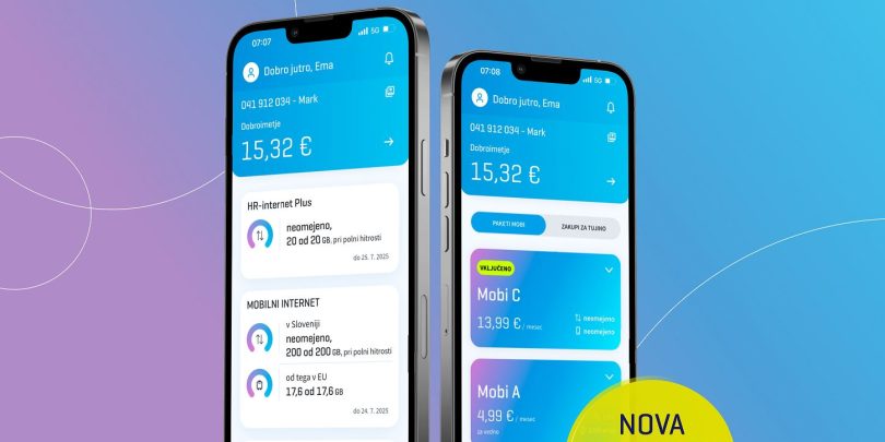 Nova aplikacija Moj Mobi in do polovice cenejši paketi Mobi
