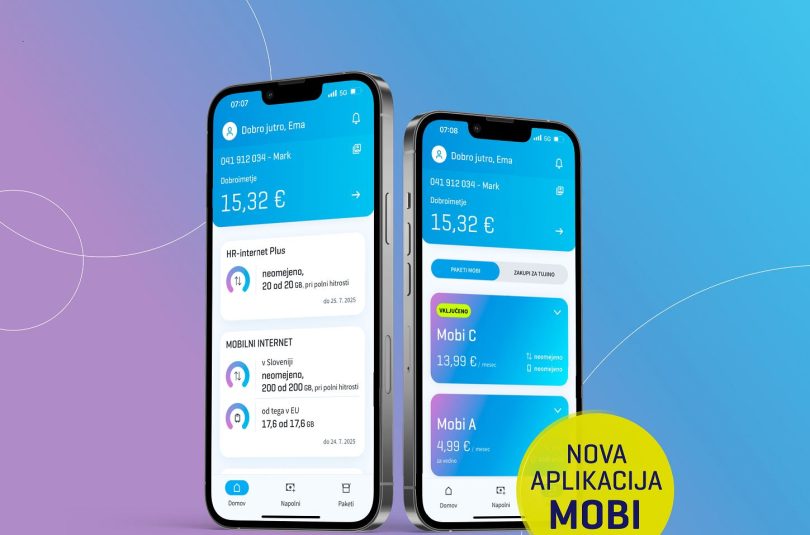 Nova aplikacija Moj Mobi in do polovice cenejši paketi Mobi