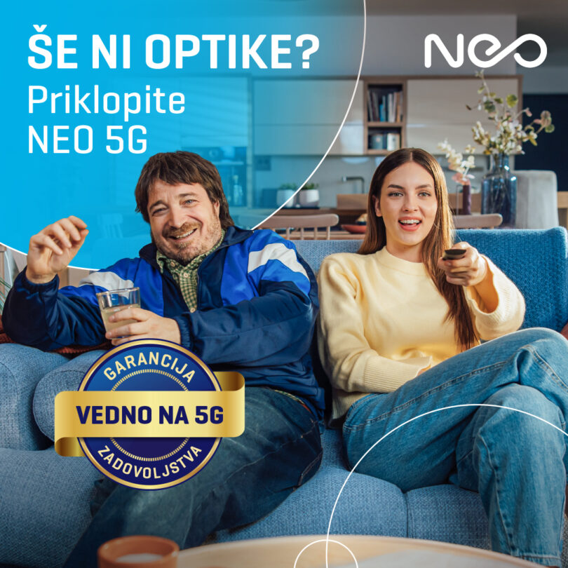 Telekom Slovenije predstavlja NEO 5G v najnaprednejšem mobilnem omrežju v Sloveniji