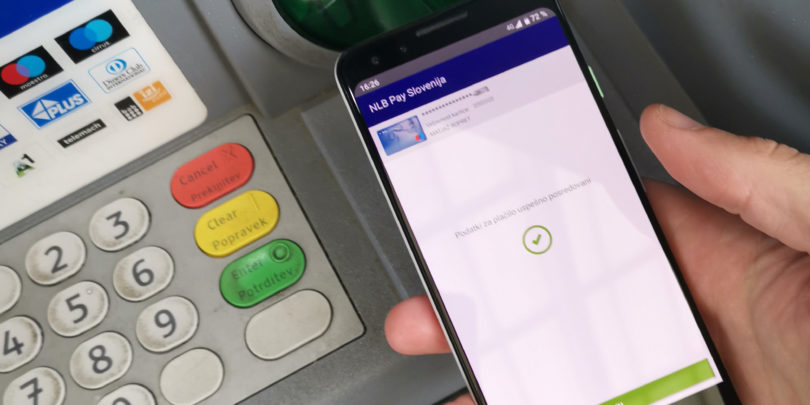 NLB Pay je končno uporaben še  na bankomatu