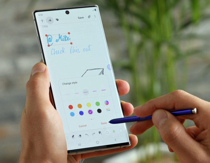Galaxy Note10 ali »vse, kar vam je všeč pri tej liniji«