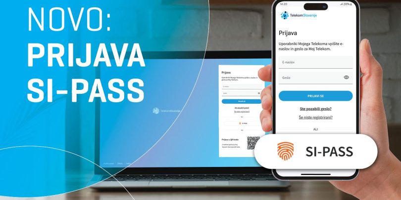 S prijavo SI-PASS še enostavnejši dostop do spletnih mest Telekoma Slovenije