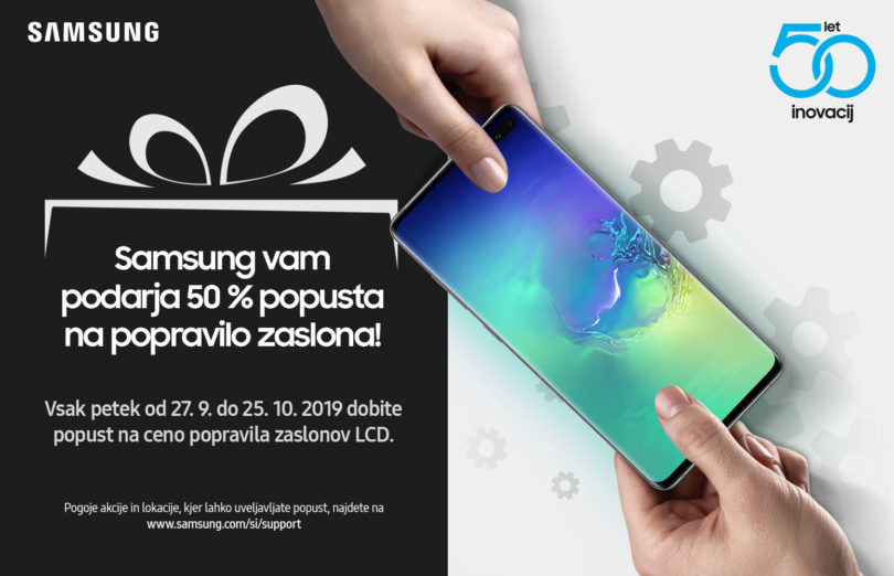 Za 50 let zaupanja 50 odstotkov popusta