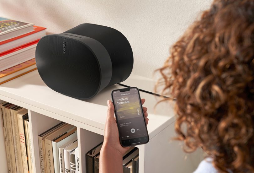 Še Sonos na vlak simuliranega prostorskega zvoka