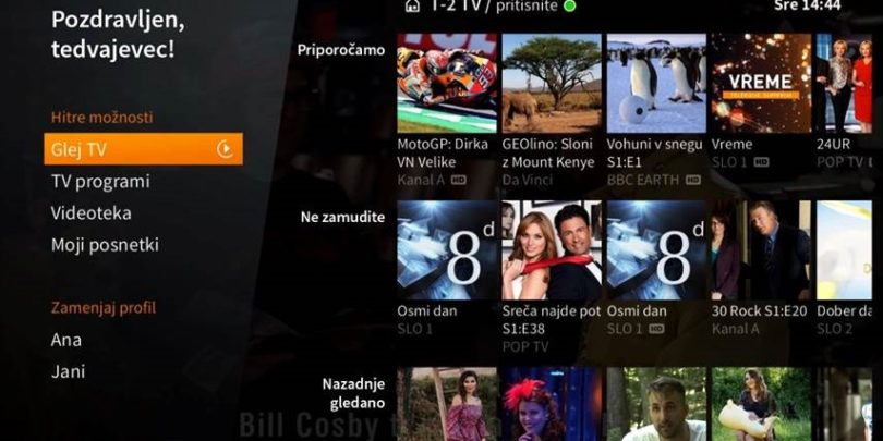 T-2 kot tretji od velike četverice modernizira televizijo