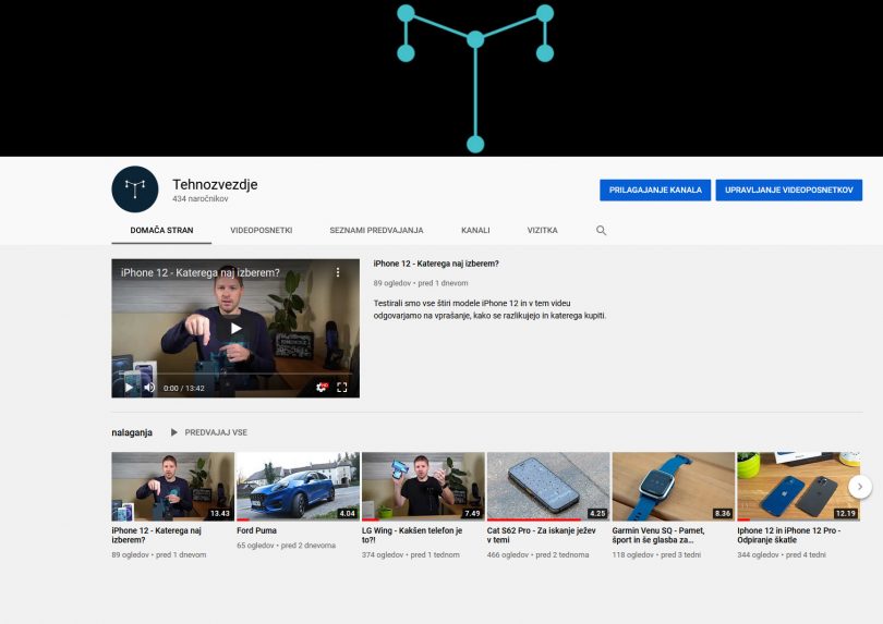 Glej in spremljaj nas tudi na Youtubu