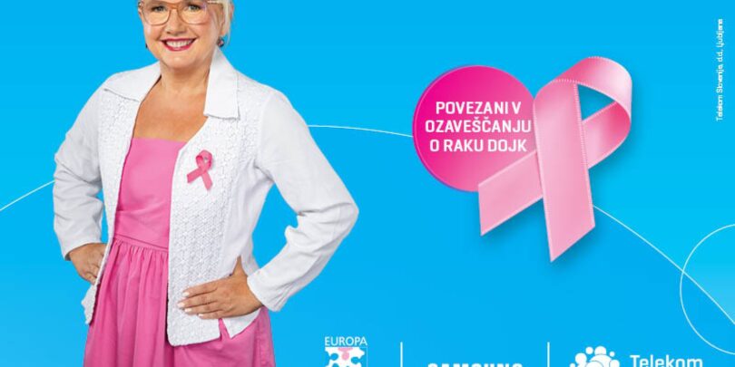 Telekom Slovenije tudi letos z dvema telefonoma Samsung za podporo ozaveščanju o raku dojk