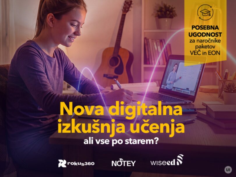 Telemach v svojo ponudbo dodaja storitve za podporo učenju mladih