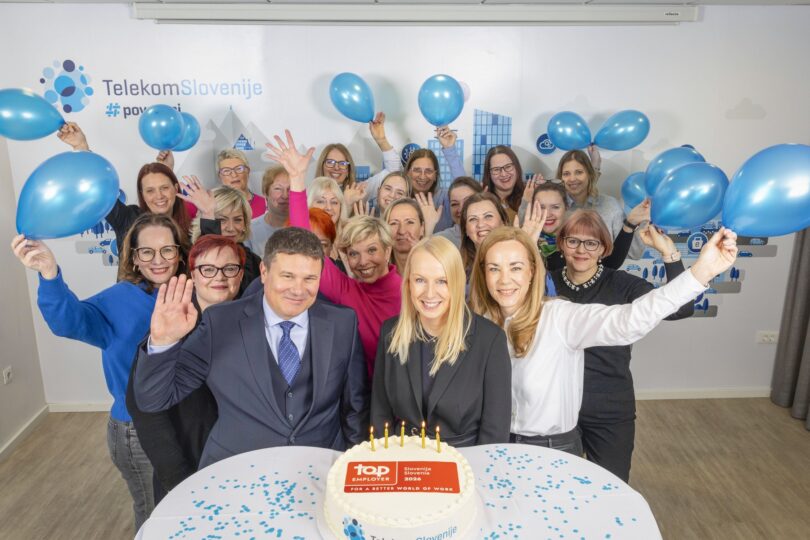 Telekom Slovenije z novim certifikatom Top Employer utrjuje status enega najbolj uglednih delodajalcev