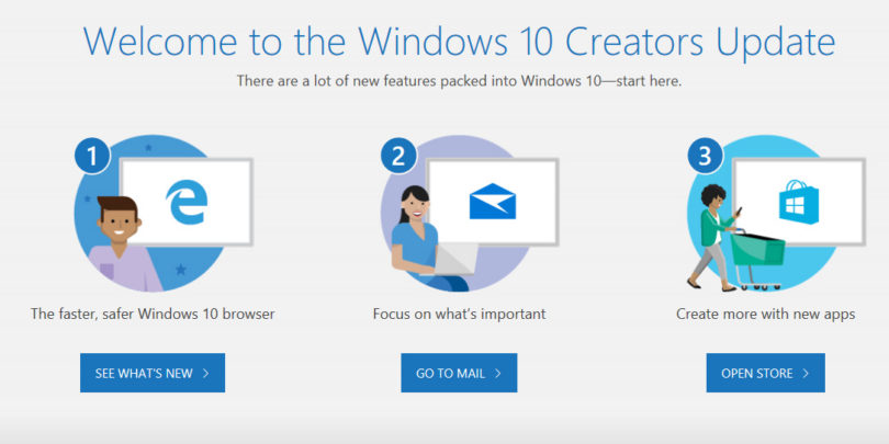 Windows 10 Creators Update je že na voljo za namestitev