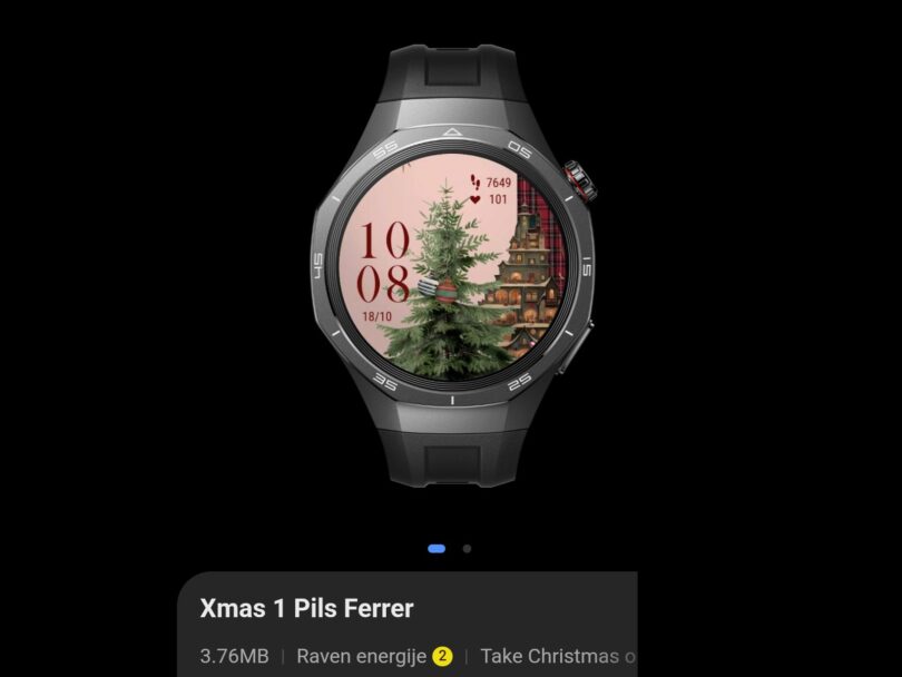 Huawei predstavil ekskluzivne božične številčnice