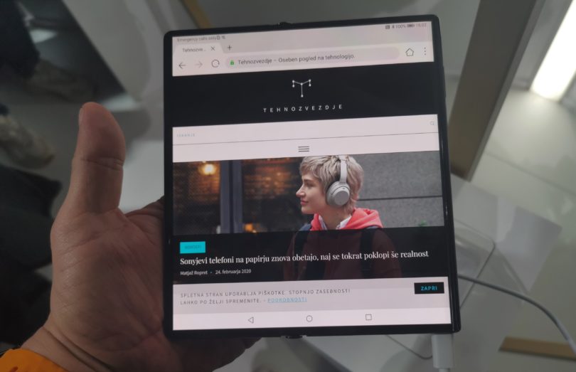 Huawei Mate Xs; izboljšan, drag in Google »free« (#VIDEO)
