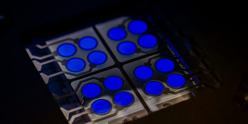 Zlovešča modra kot antični škrlat sodobne elektronike!