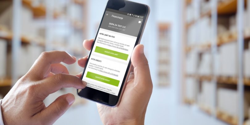 Do denarja za podjetje takoj v mobilni banki Klikpro