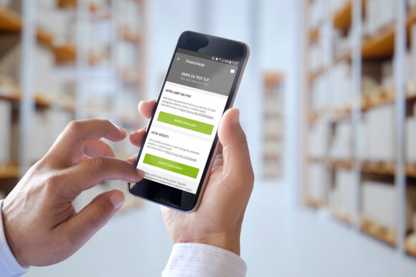 Do denarja za podjetje takoj v mobilni banki Klikpro