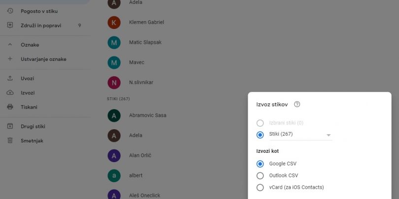 NEDELJSKI NASVET: Če nikoli niste arhivirali imenika, to storite TAKOJ!